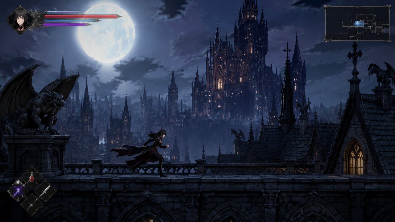 哥特少女勇闯恶魔城2 探索场景 实机截图 5