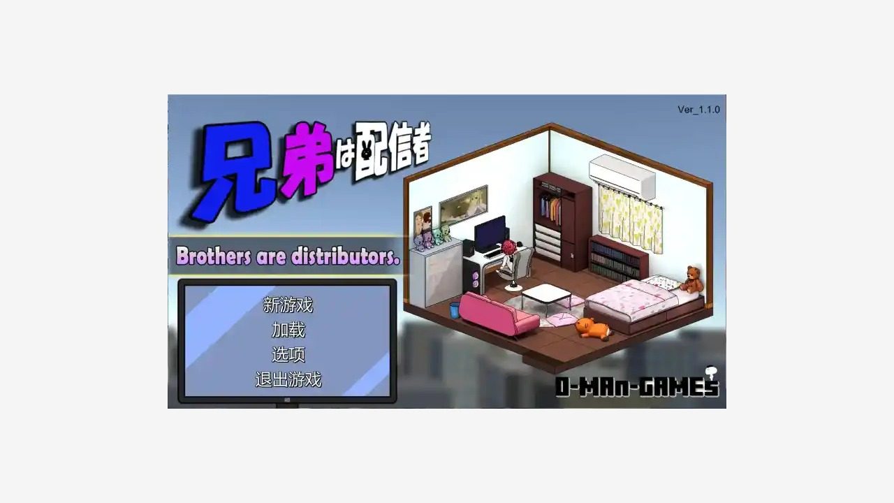 主播兄弟NTR二人 主播兄弟NTR二人汉化版下载、角色事件和房间回看 封面图